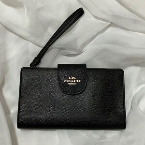 Coach Black Tech Wallet